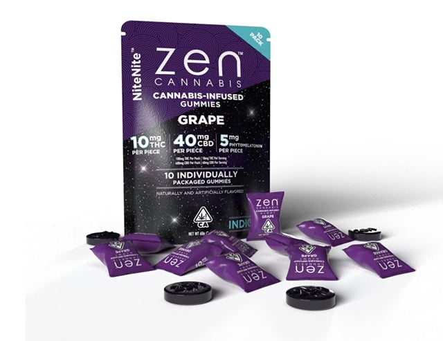 Zen Gummies - NiteNite Grape 100mg:400mg:50mg