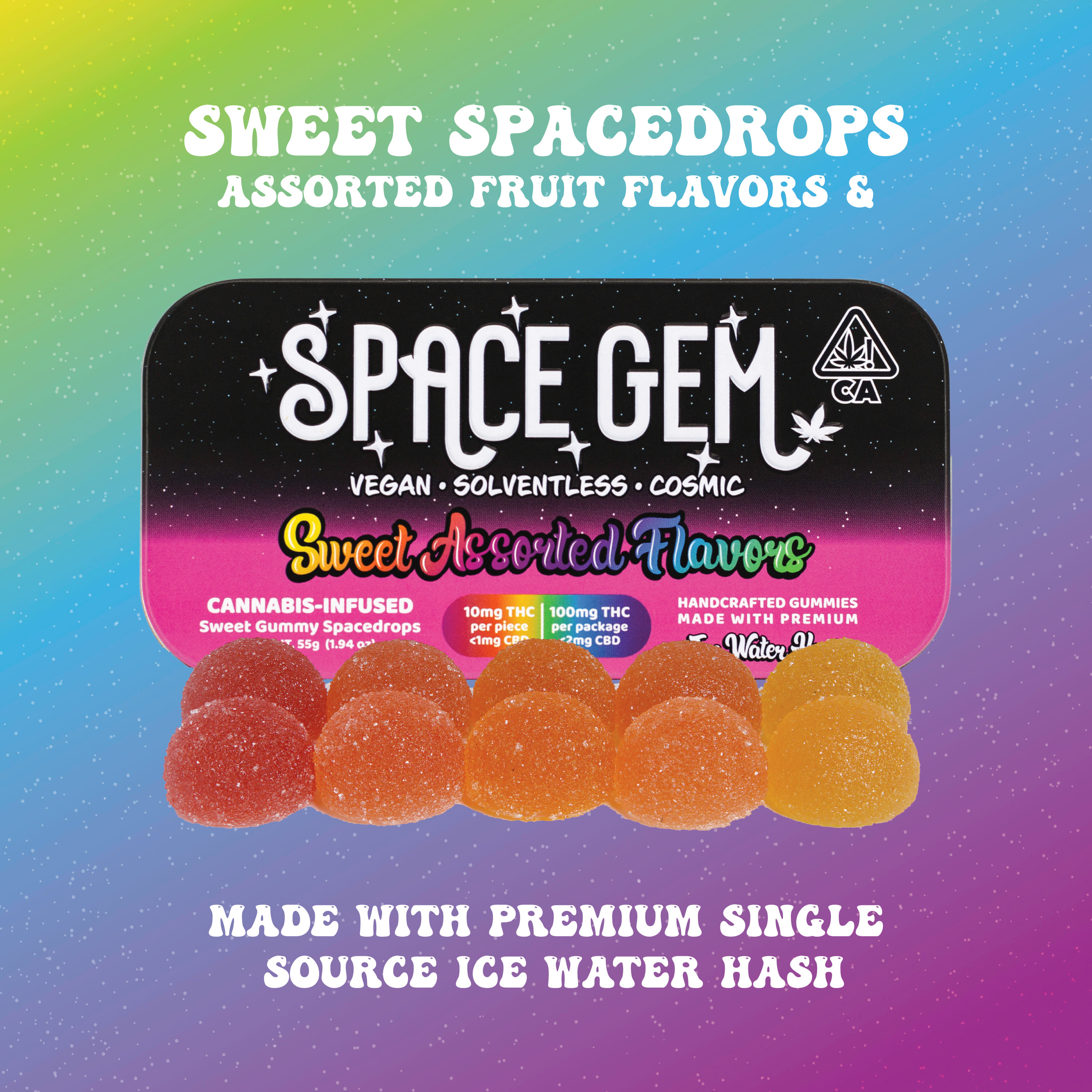 Space Gem — Sweet Space Drops - 100mg 10pk