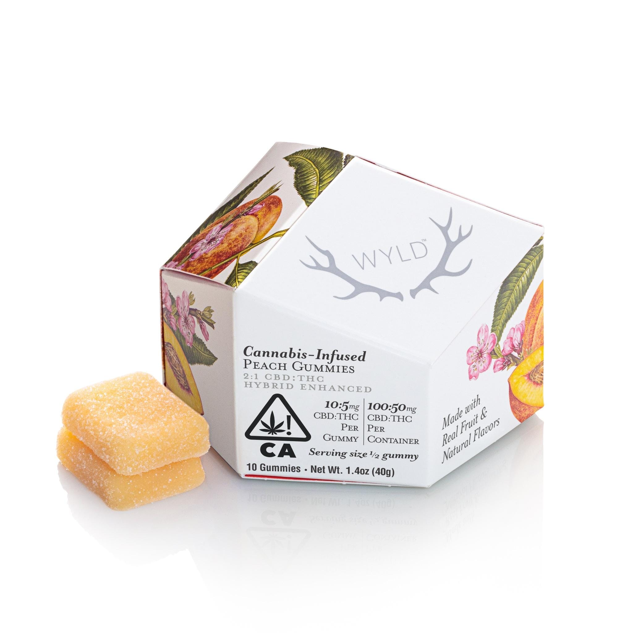 Wyld: Peach 2:1 (CBD:THC) - 150mg