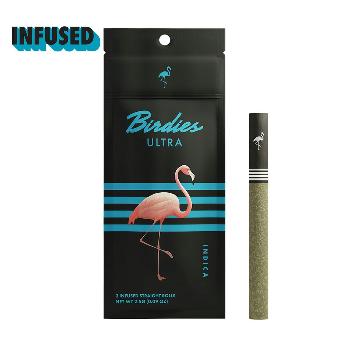 Birdies: Ultra Indica Infused Prerolls 3pk - 2.5g
