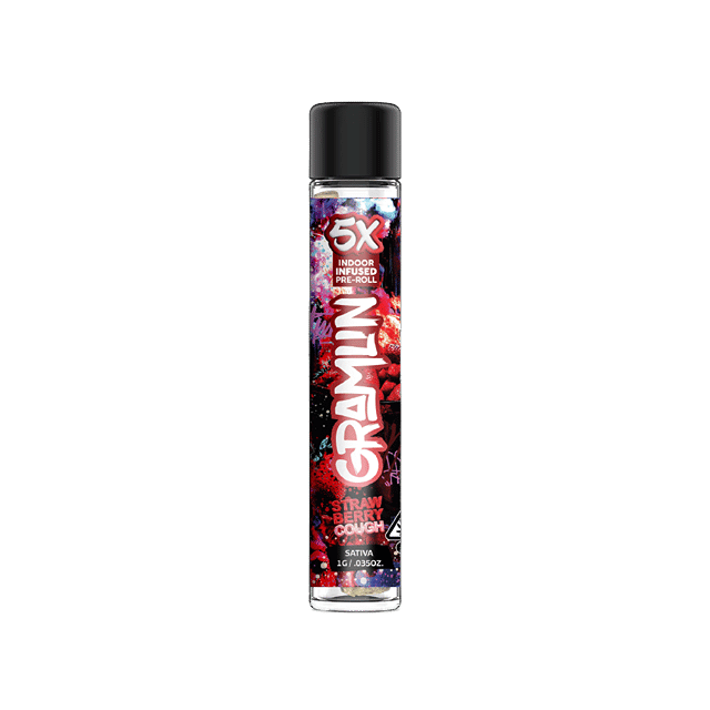 Strawberry Cough 5x Infused 1g Preroll