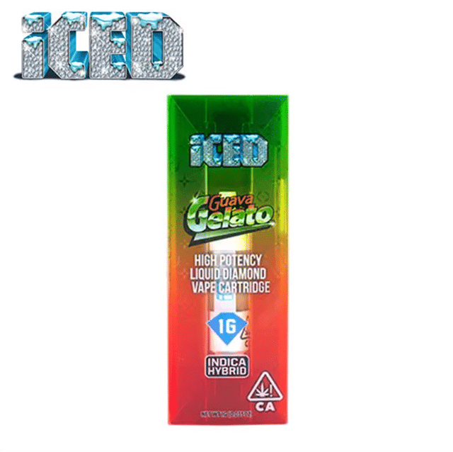 Iced - Guava Gelato - Liquid Diamond Vape Cartridge - 1g