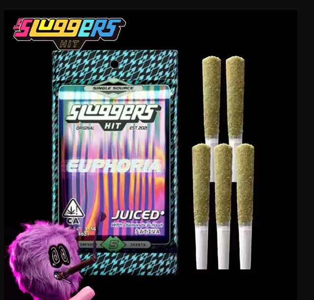 Sluggers - Euphoria - Infused Pre-Rolls (5 Pack) - 3.5g