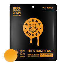 KANHA | 100MG | ROSIN SOUR ISLAND BREEZE SATIVA | 10-PCK GUMMIES