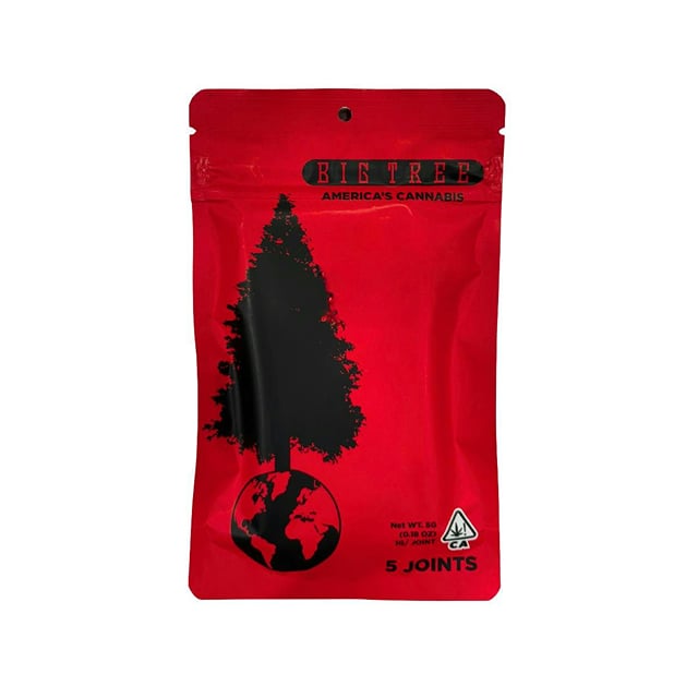 Big Tree | Master Kush | Pre-Rolls | 1g each | 5pk