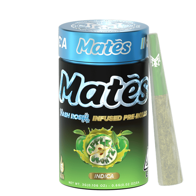 Muha Meds | Matés | Apple Gruntz | Infused Joints | 0.6g each | 3g