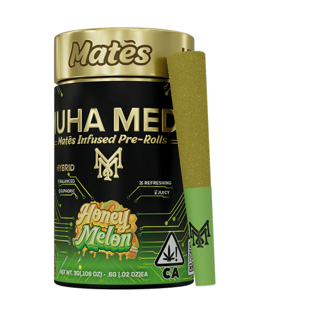 Muha Meds - Honey Melon Infused Pre-Roll Pack (5-Pack)