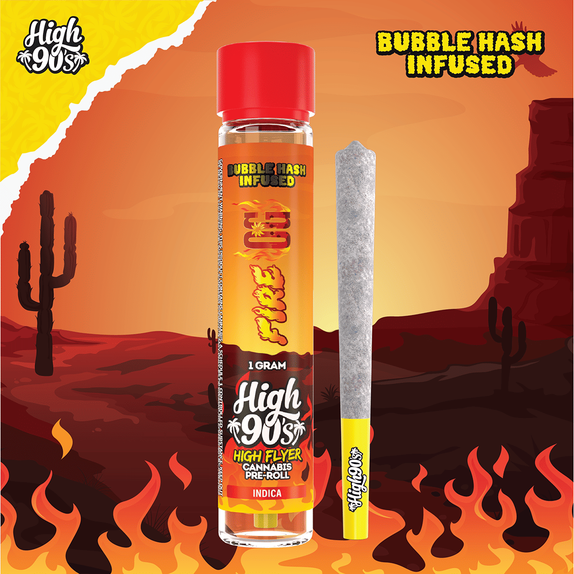 High 90's: Fire OG High Flyer - Bubble