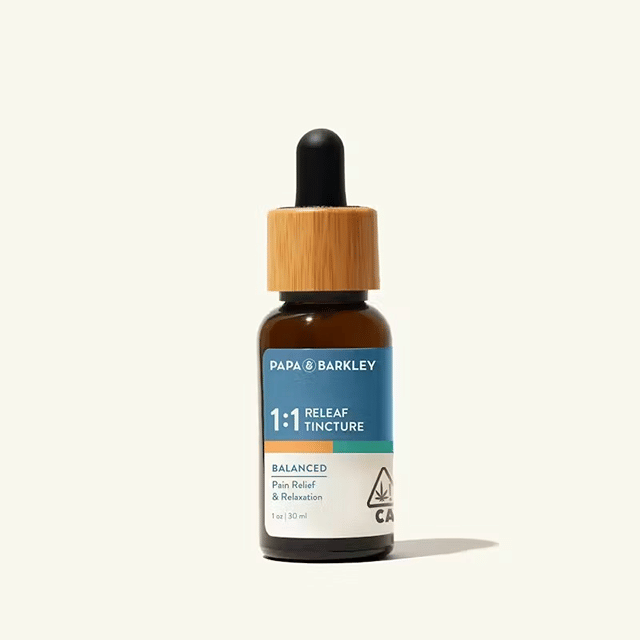 Tincture: 1:1 CBD/THC