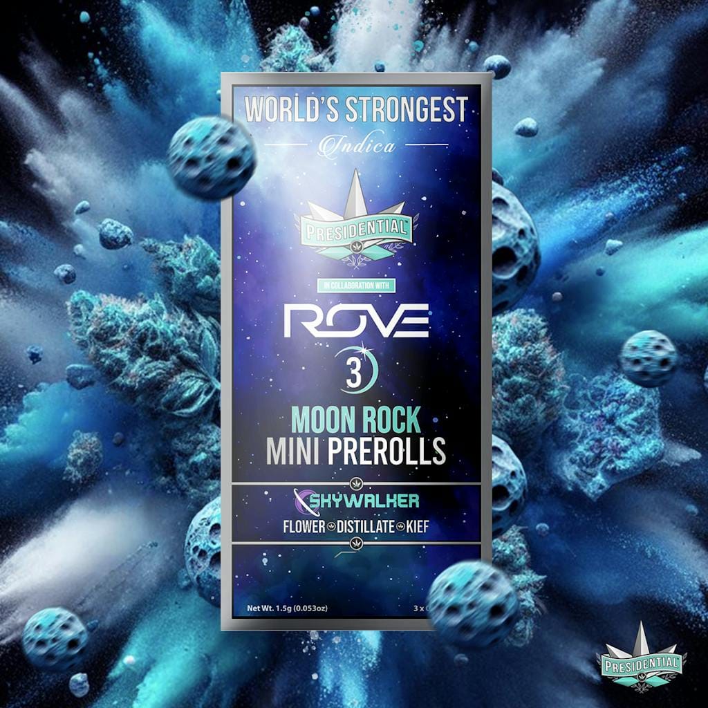 Presidential: Skywalker - .5g Moon Rock Pre Rolls(3pk)