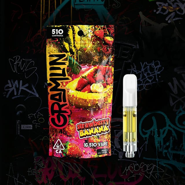 Strawberry Banana 1g 510 Vape Cartridge