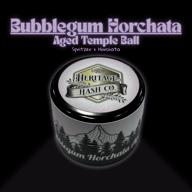 Heritage Hash Co. — Bubblegum Horchata Aged Temple Ball