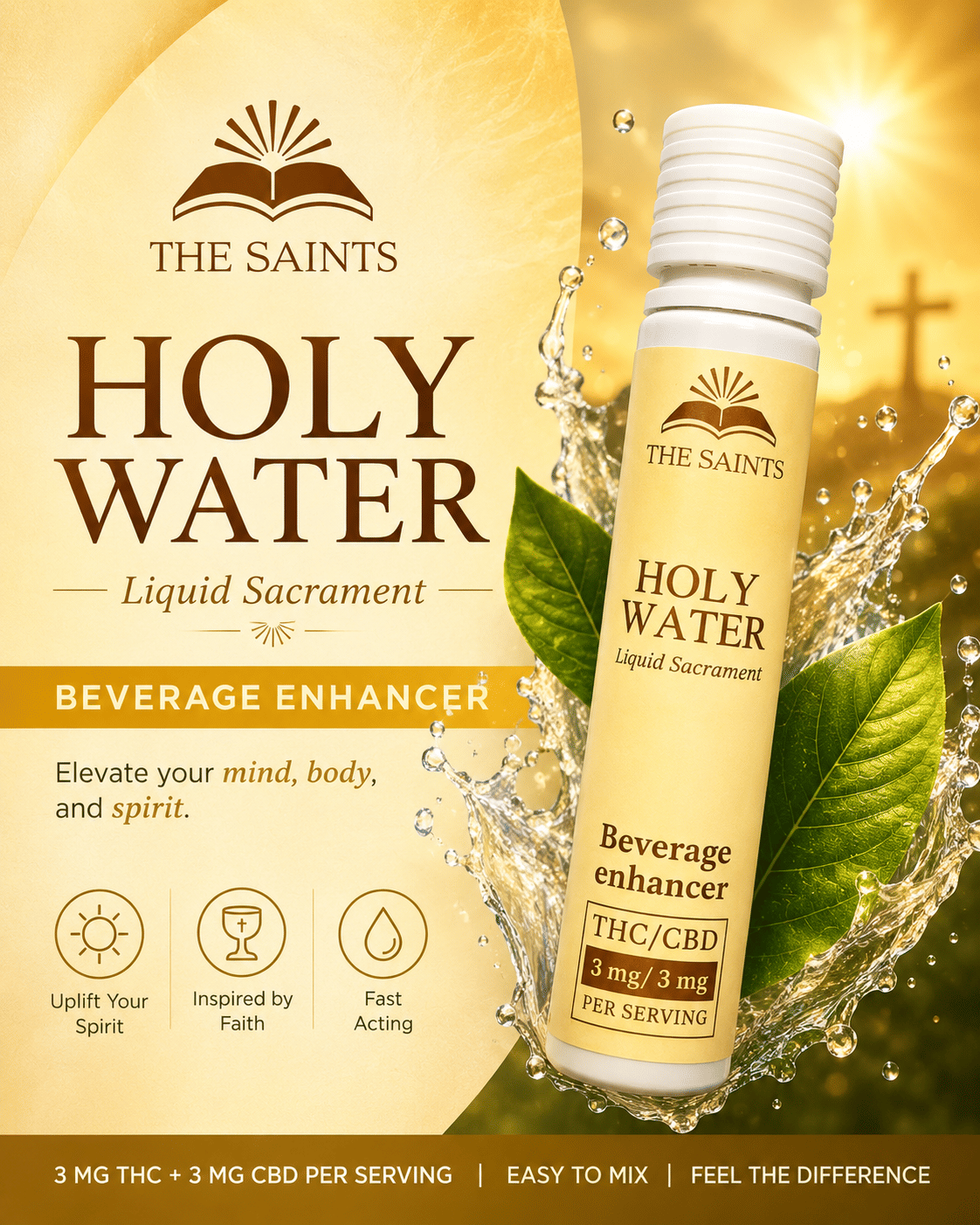 The Saints Holy Water Liquid Sacrament