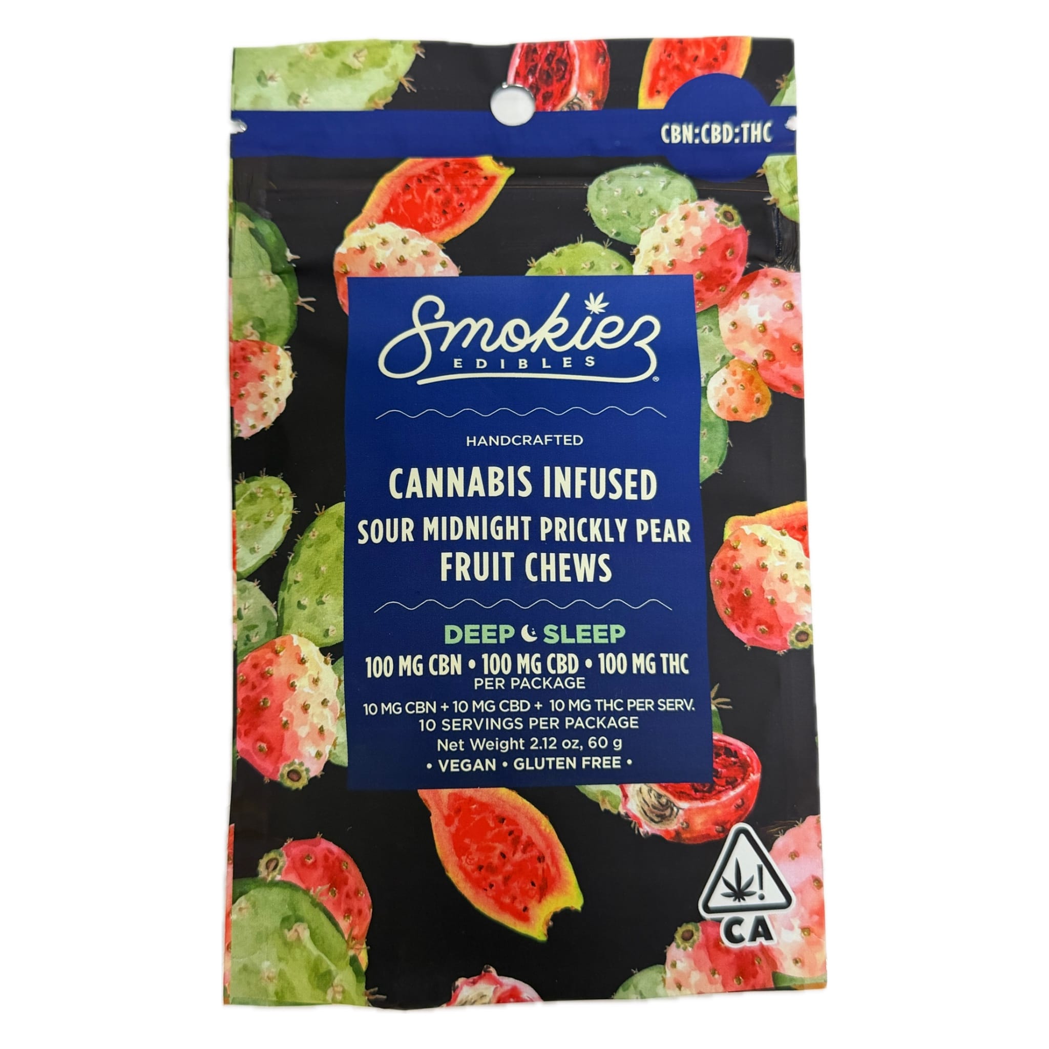 Smokiez Edibles — Sour Midnight Prickly Pear - Fruit Chews