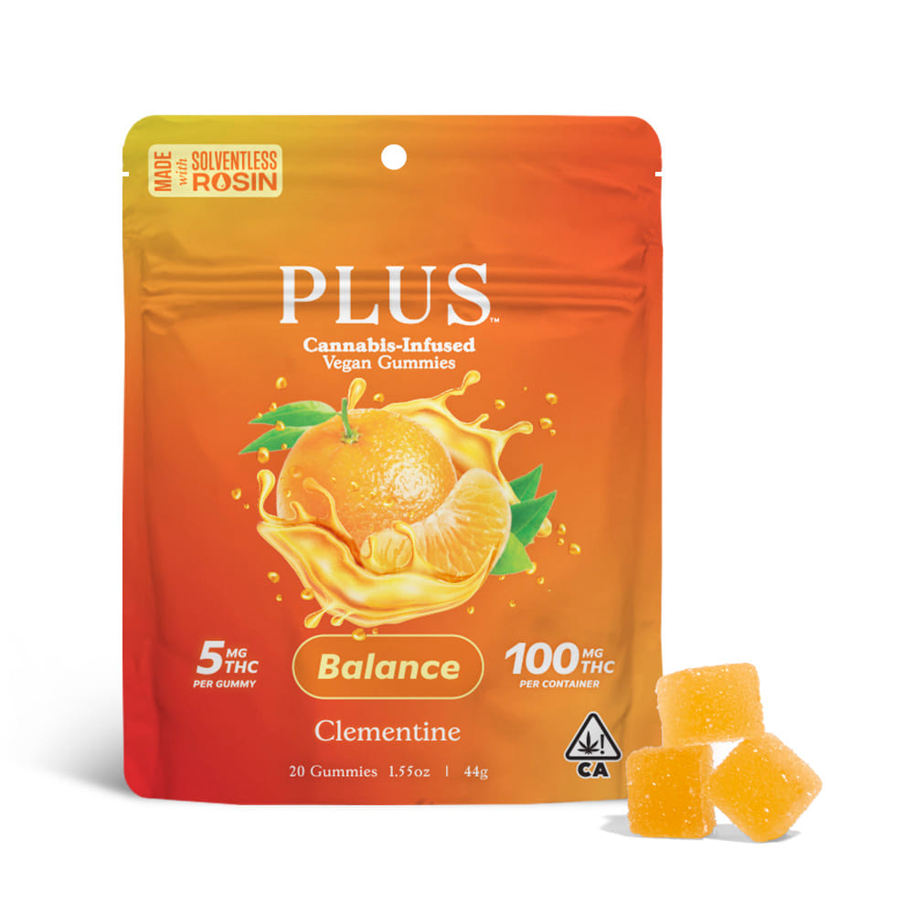 PLUS️ Products — Clementine - 100mg Solventless Rosin