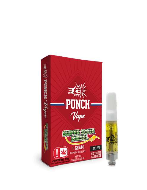 Punch - 510 Distillate Cart - Super Sour Diesel (1g)