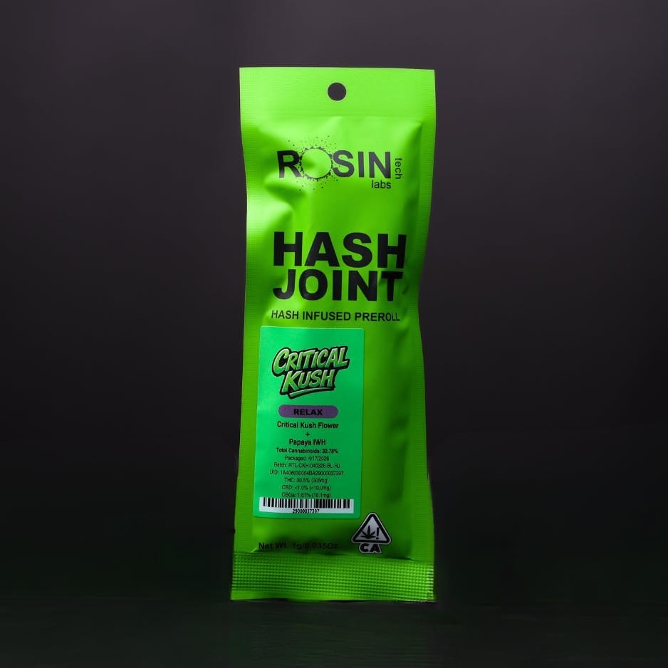 Rosin Tech — Critical Kush
