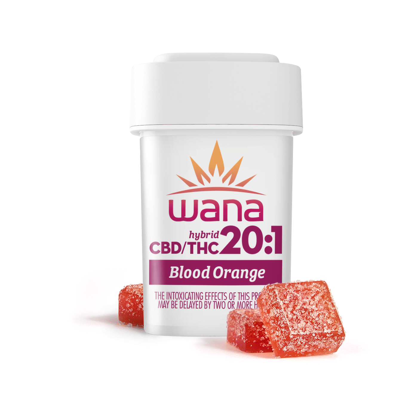 Blood Orange | 20:1 THC: CBD Gummies| 100mg/10pck