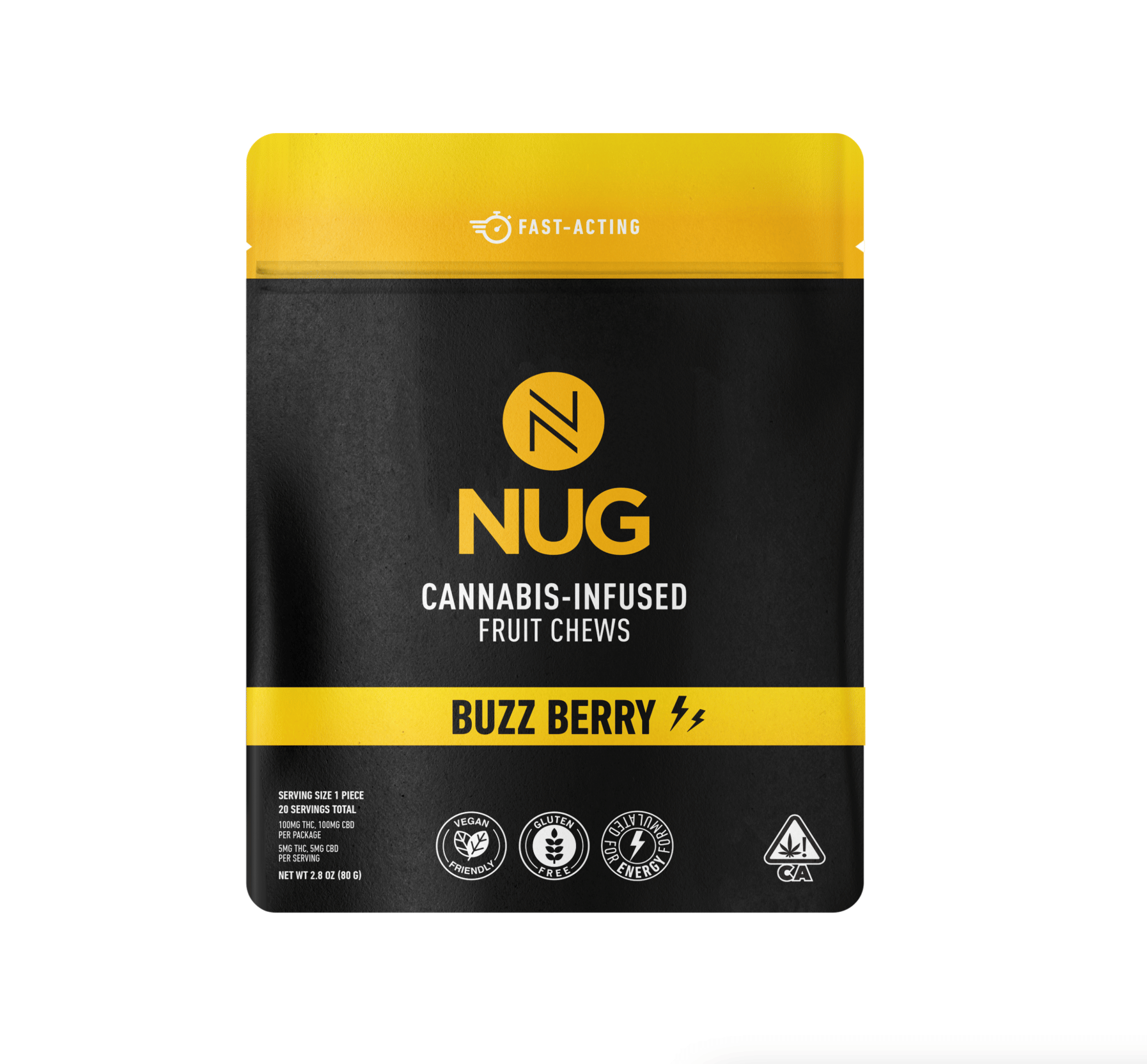 NUG — Buzz Berry Fruit Chews