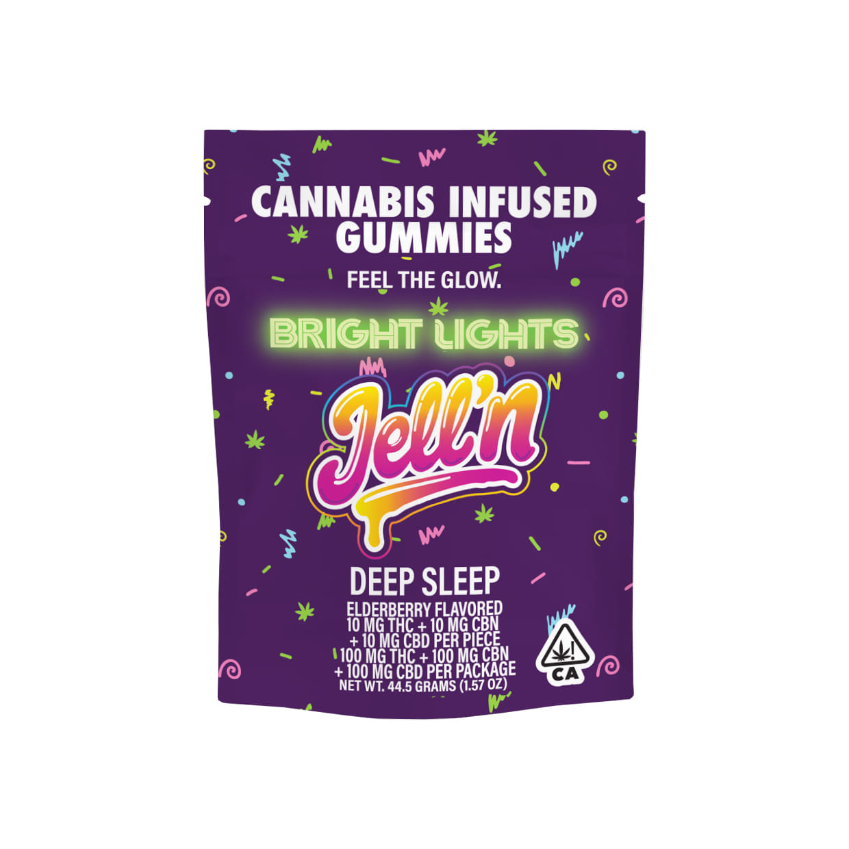 Bright Lights — Elderberry 1:1:1 THC/CBN/CBD - 100mg Gummies