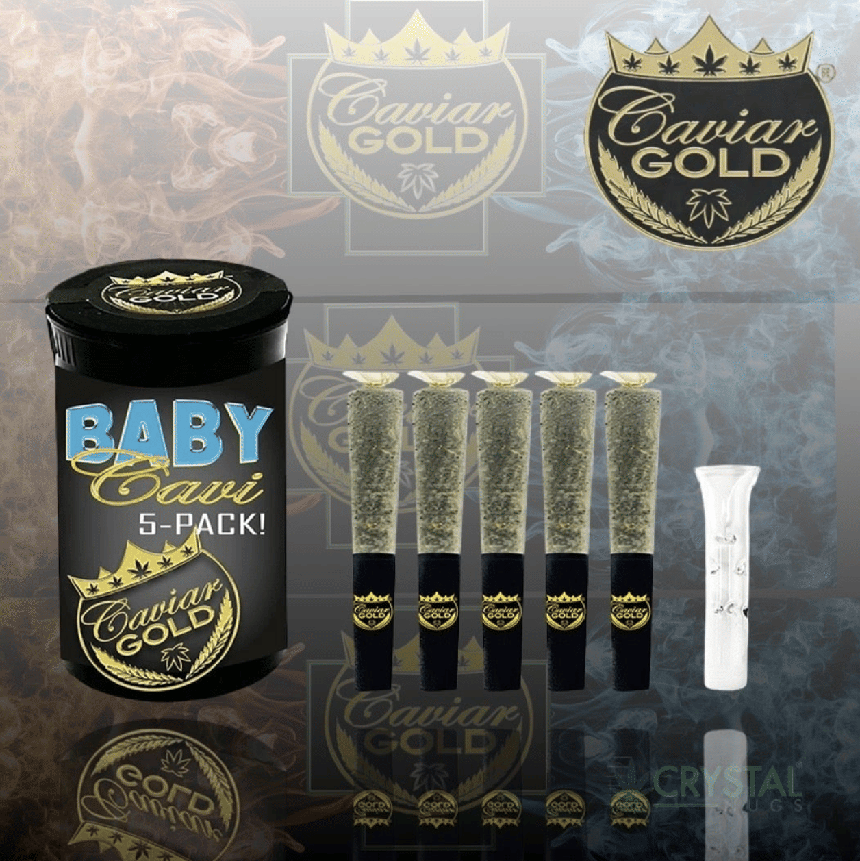 Caviar Gold — Cloud Chaser - .5g Baby Cavi Infused Prerolls(5pk)