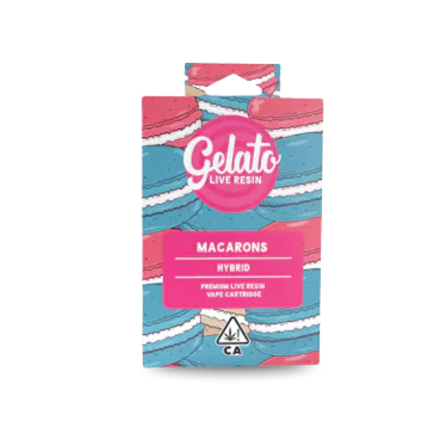 Gelato Live Resin Enhanced | 1g - Macarons - Cartridge - Hybrid