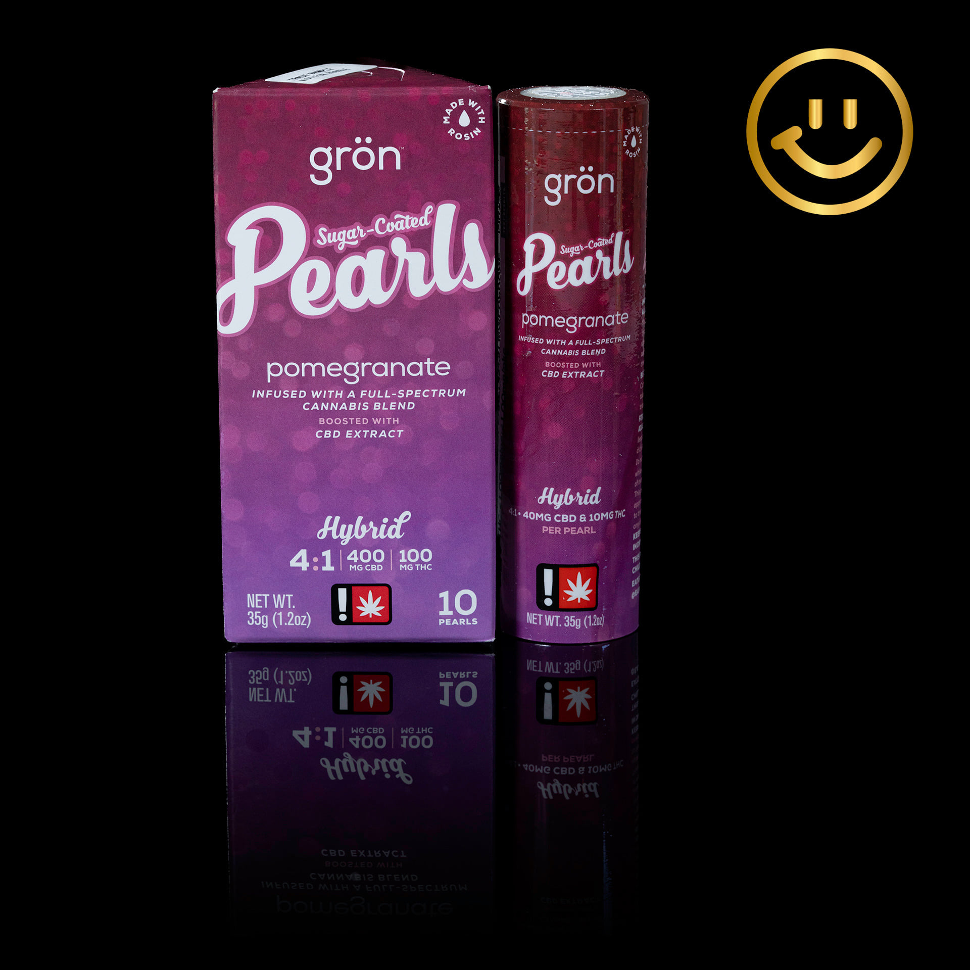 Pomegranate Pearls  | 100mg | 4:1 CBD:THC
