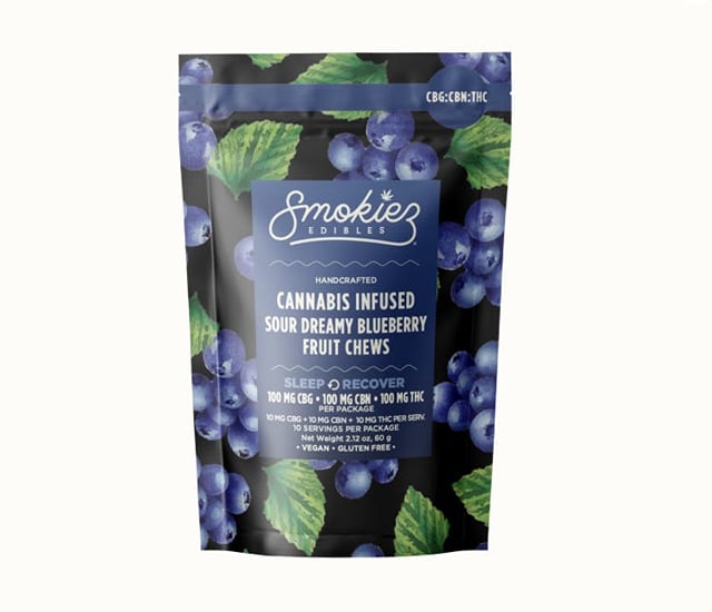 Smokiez | 1:1:1 CBG:CBN:THC - Sour Blueberry