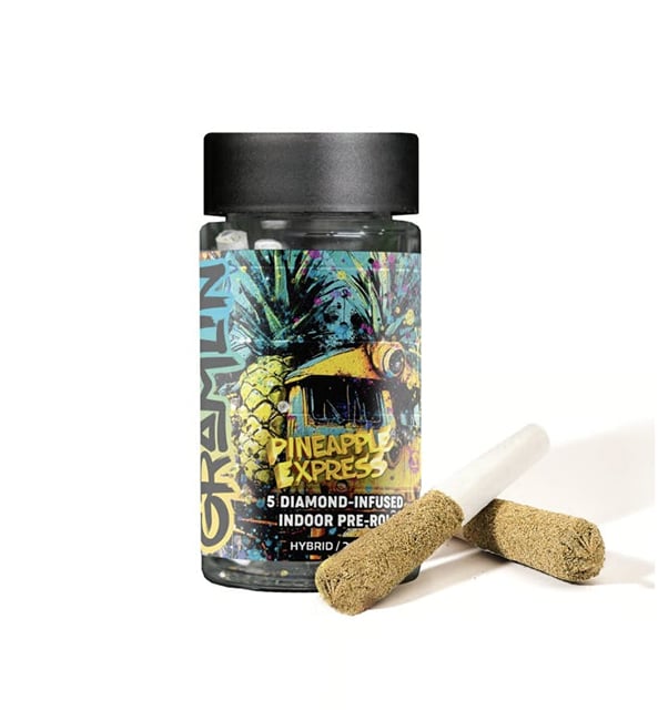 Pineapple Express | 3.5g | 0.7g x 5 Infused Preroll Pack