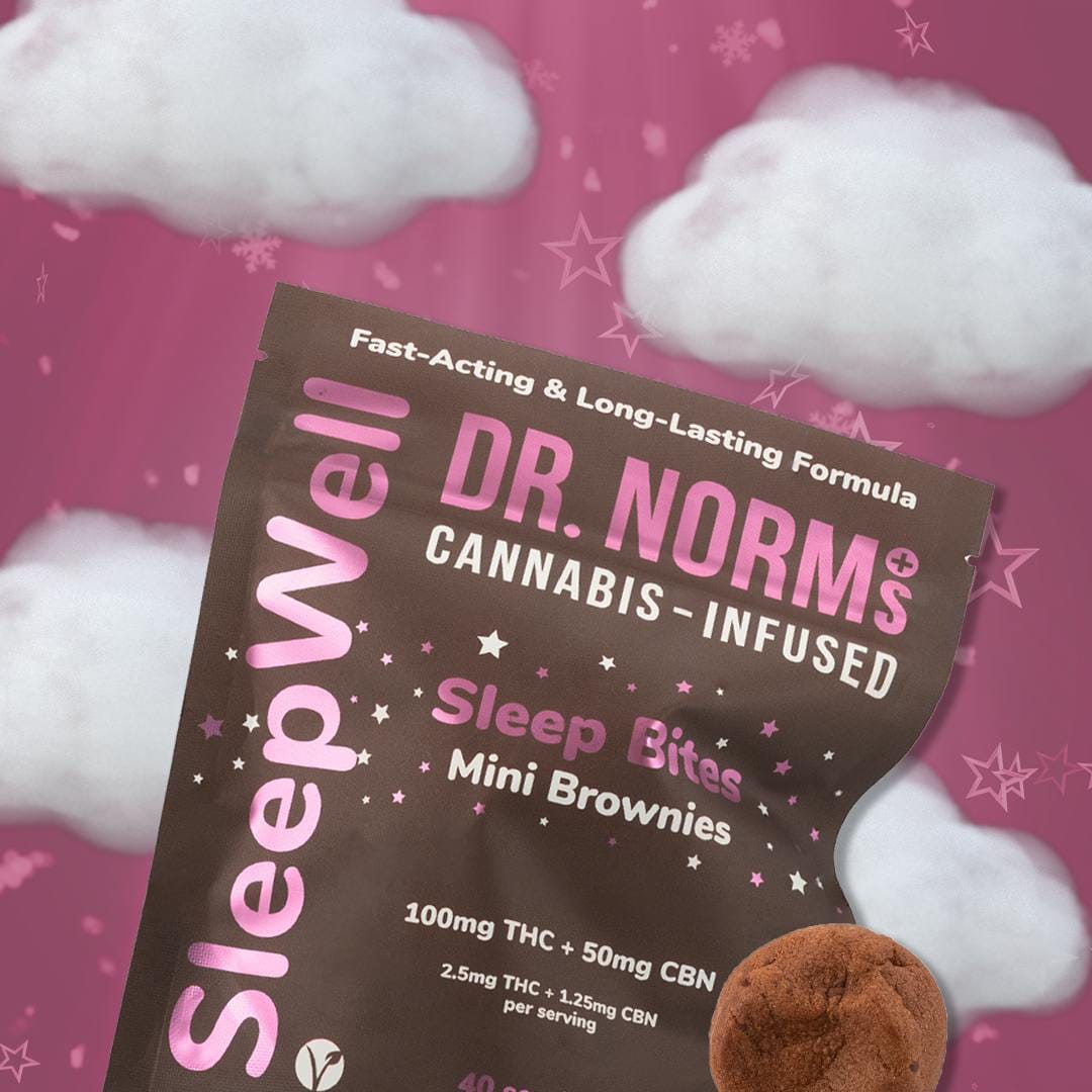 DR. NORM'S: Mini Brownies Sleepwell Sleep Bites