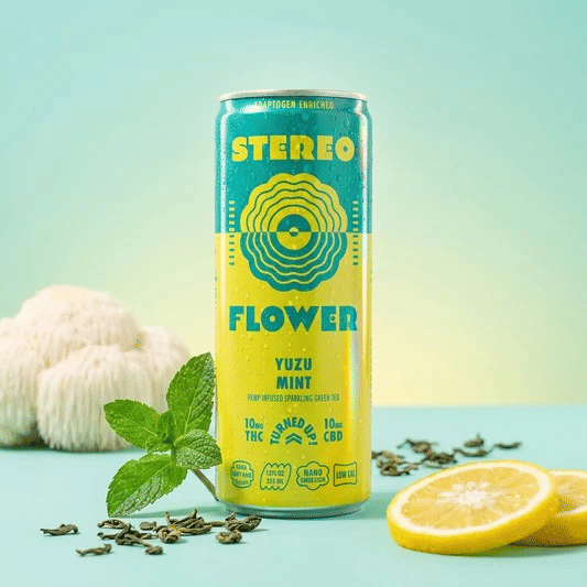 Yuzu Mint Sparkling Green Tea 10mg