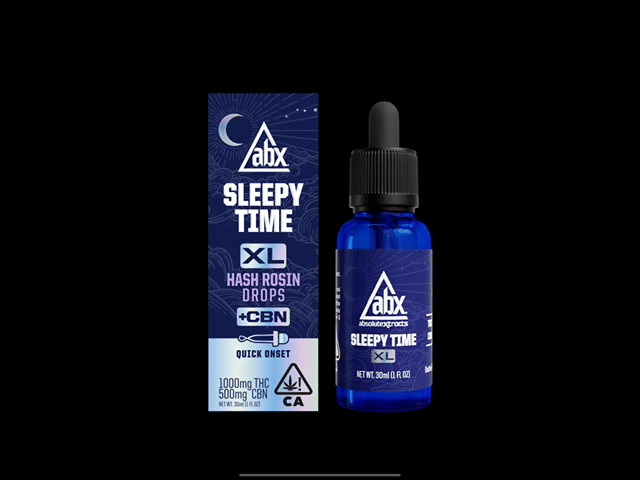 Sleepy Time Tinture - Hash Rosin + CBN Sublingual Drops - 30ml - Solventless and CBN Drops