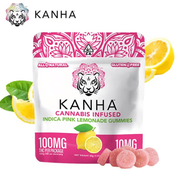 KANHA - Pink Lemonade Gummies - 100mg