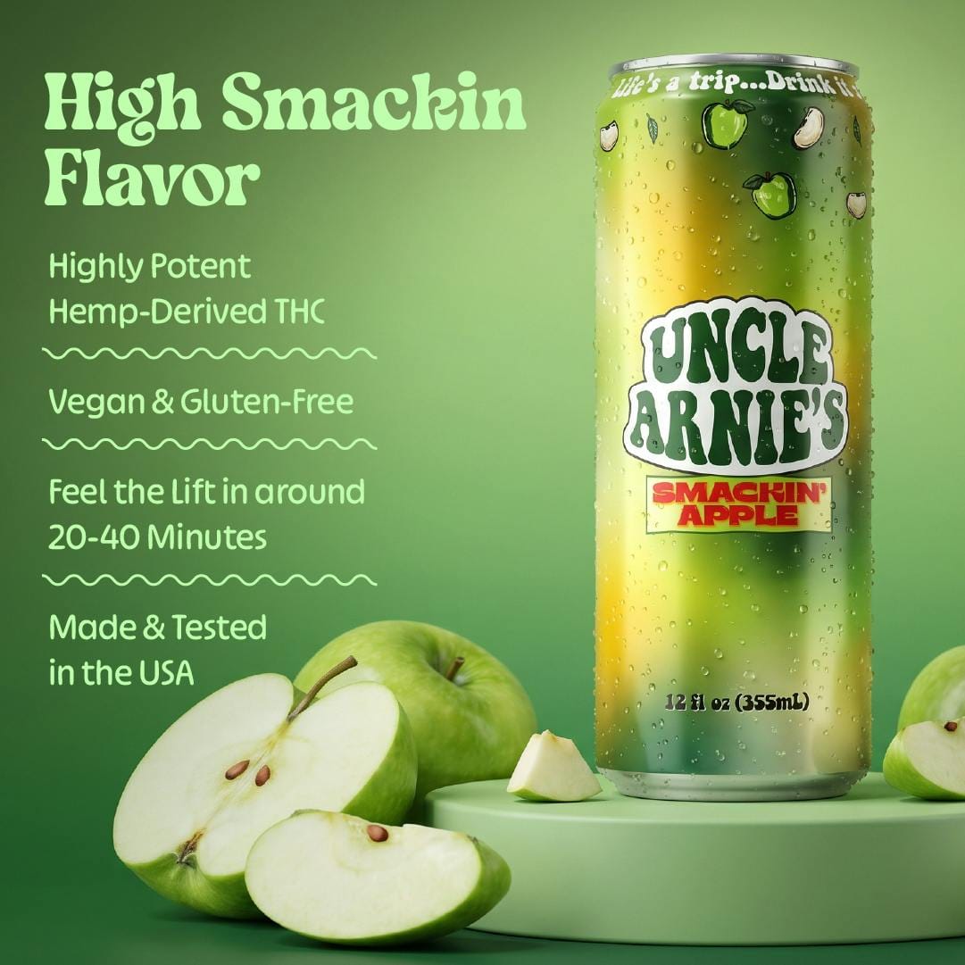 Uncle Arnie's: Smackin Apple Soda Pop
