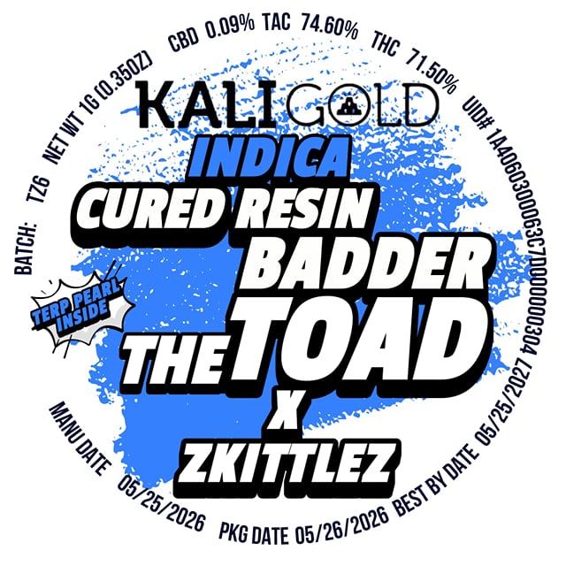 The Toad x Zkittlez | 1g Badder