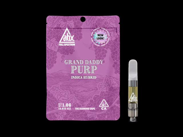 Grand Daddy Purp - High Potency - 510 Vape Cartridge - 1g