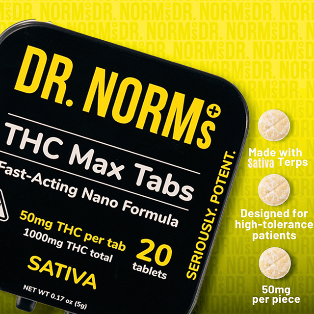 Sativa - THC MAX 20ct Tablets 1000mg