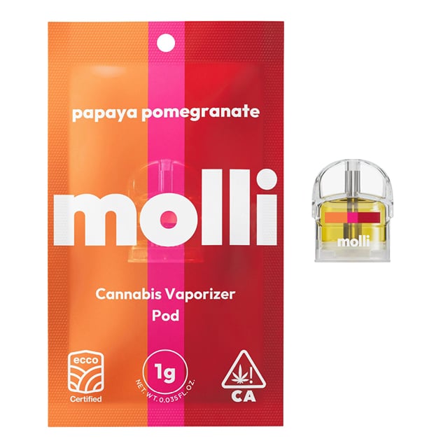Papaya Pomegranate | 1g | Papaya Pomegranate Pod | Molli | Indica