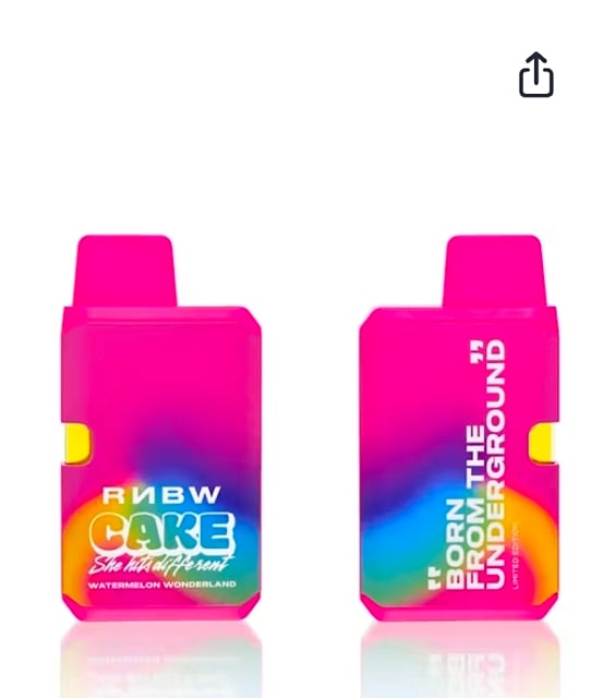 RNBW CAKE - disposable - 1.25 gram Rechargeable - Watermelon Wonderland