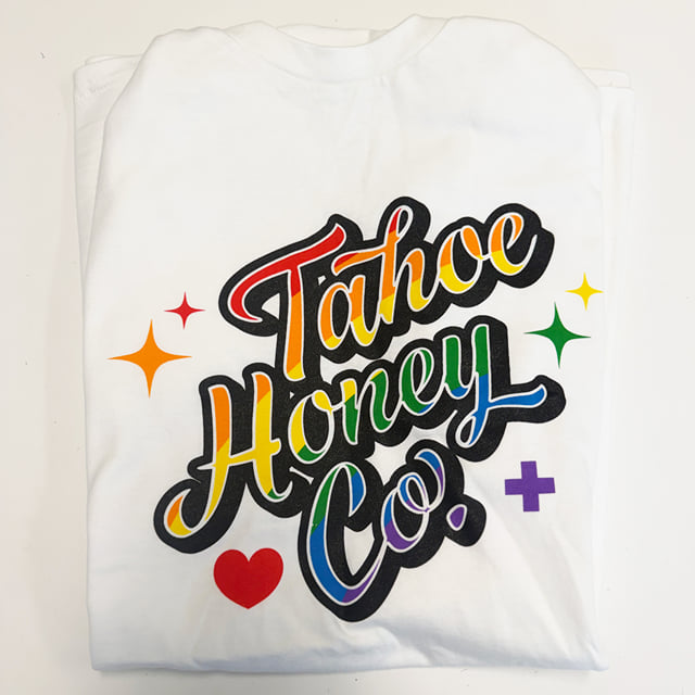 T.H.C. - Pride Month - "Script Logo" Short Sleeve Tee - Medium