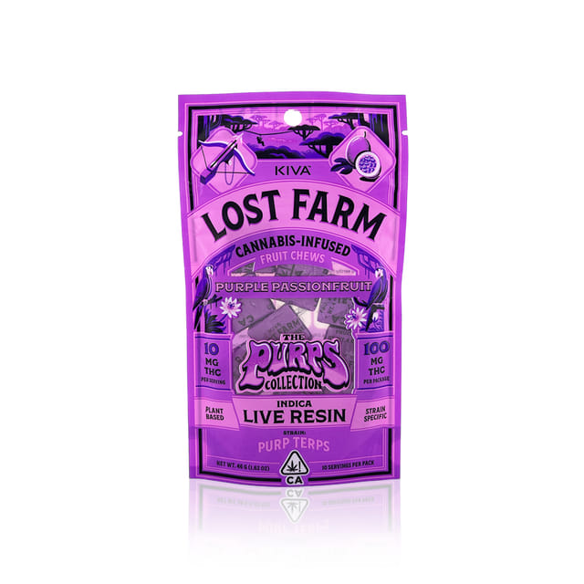 Lost Farm: Purple Passionfruit Purp Terp Lost Farm Chews