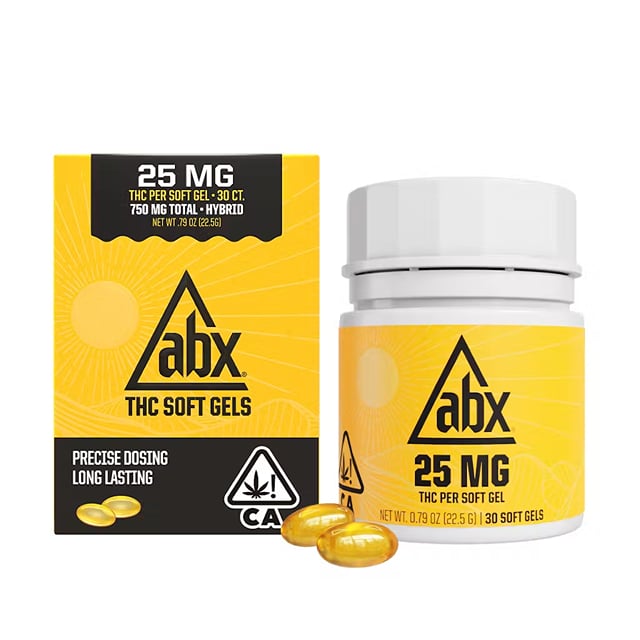 Soft Gels 25mg THC 30ct