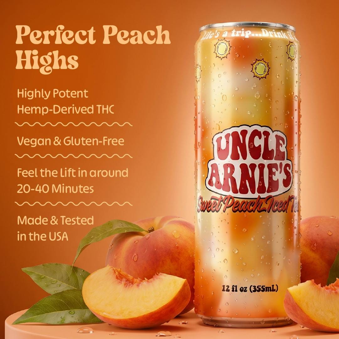 Uncle Arnie's: Sweet Peach Iced Tea