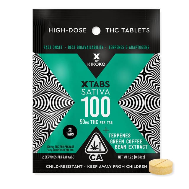 XTABS Sativa 100mg 2pc