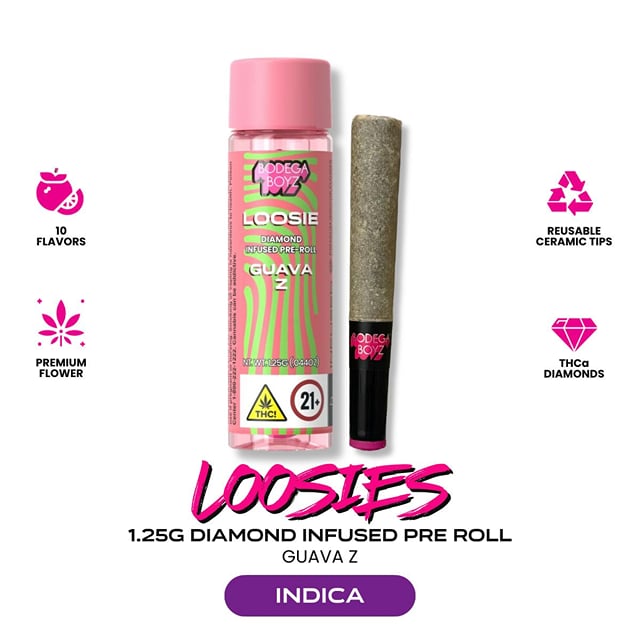 Bodega Boyz | Infused Pre-Roll | 1.25 g | H | Guava Z