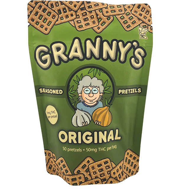 Original - 1mg Hemp THC Pretzels - 50pk