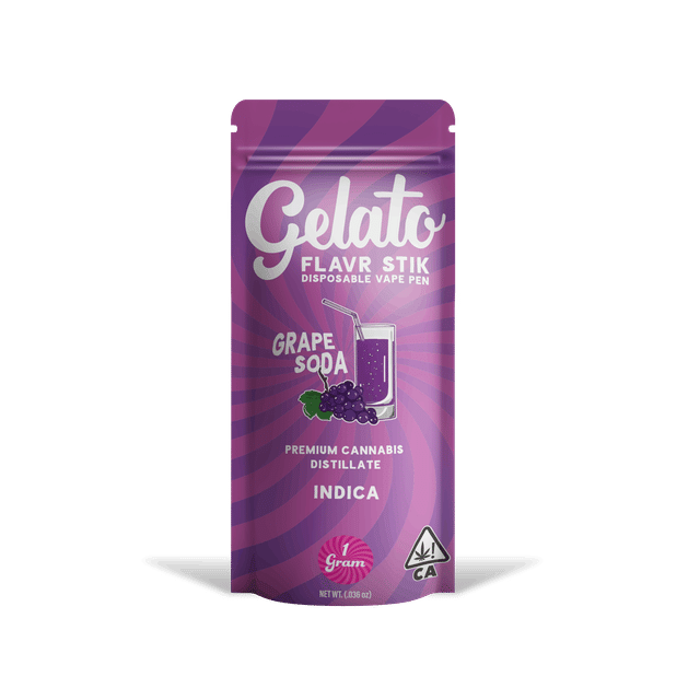 Gelato AIO | 1g - Grape Soda - Disposable - Indica - Gelato -  - $16.80 - All-In-Ones