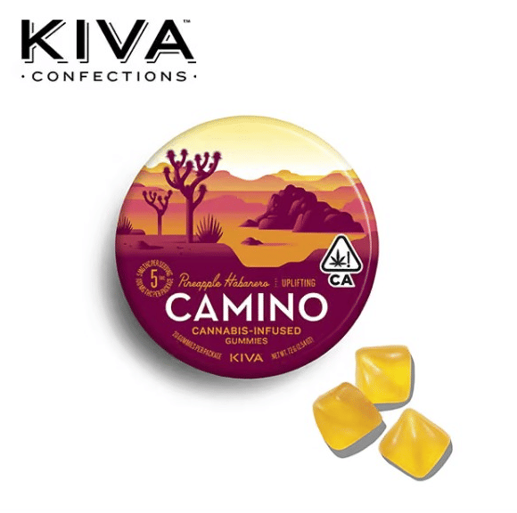 Camino - Pineapple Habanero 'Uplifting' Gummies - 100mg package