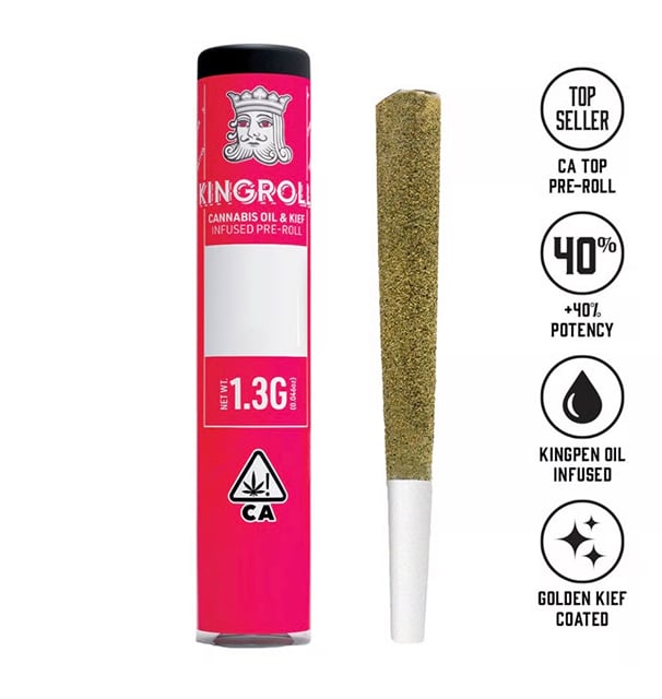 Maui Wowie x Blue Dream - Live Resin & Keef Infused Pre Roll - Royale - 1.3g