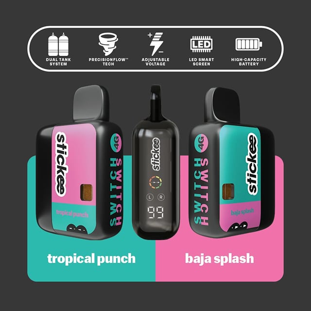 Switch Disposable 4g - Tropical Punch + Baja Splash